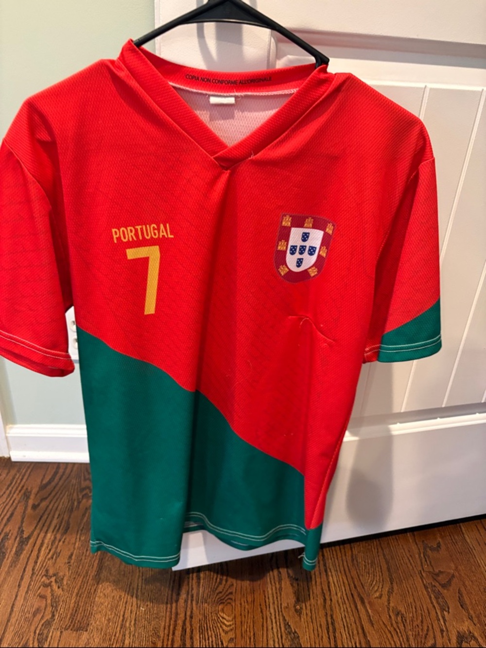 Portugal Kids Soccer shirt - Red & Green